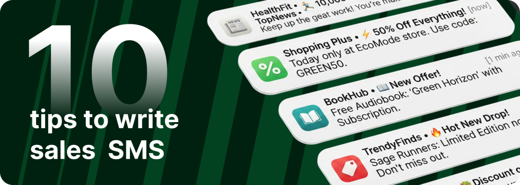 10 tips to write compelling sales texts for SMS marketing